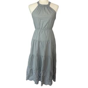 Adyson Parker Halter Neck Sleeveless Midi Dress